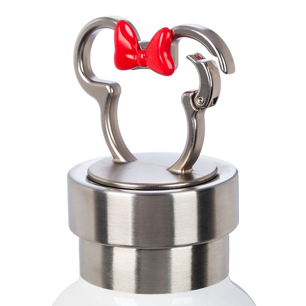 Minnie Mouse Stainless Steel Water Bottle with Clip