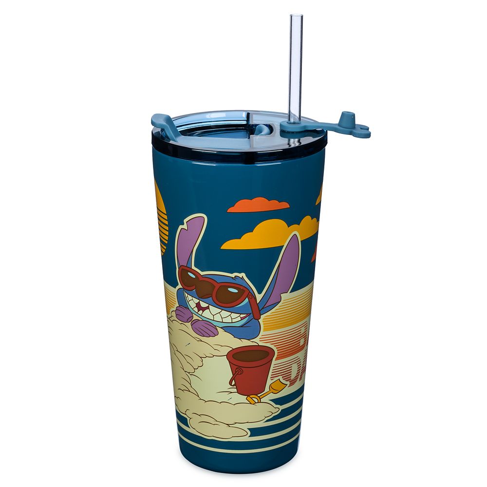 Stitch Stainless Steel Tumbler with Straw  Lilo & Stitch Official shopDisney