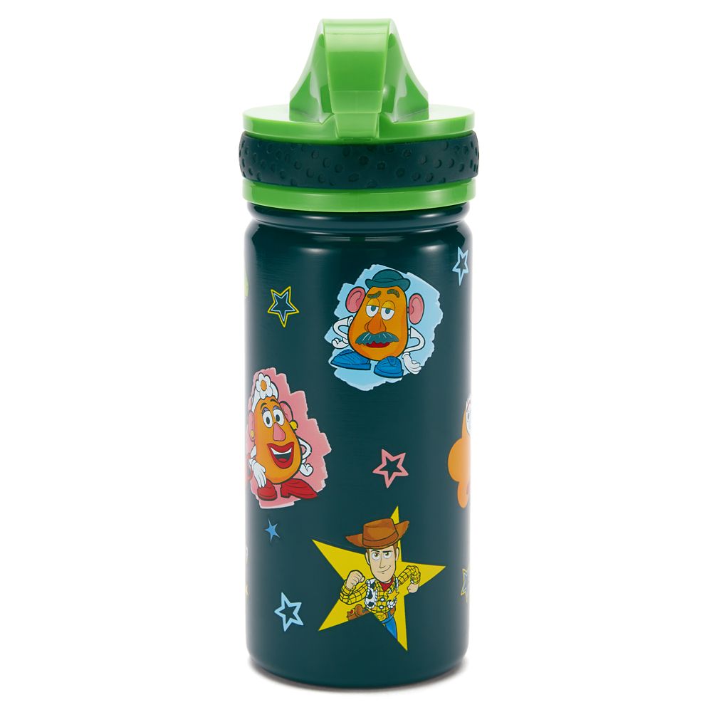 Toy Story Stainless Steel Water Bottle with Built-In Straw