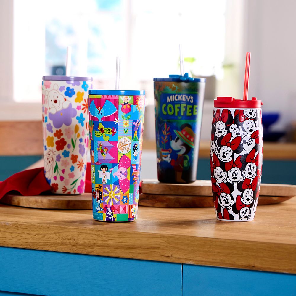 Winnie the Pooh and Pals 22 oz. Stainless Steel Tumbler with Straw