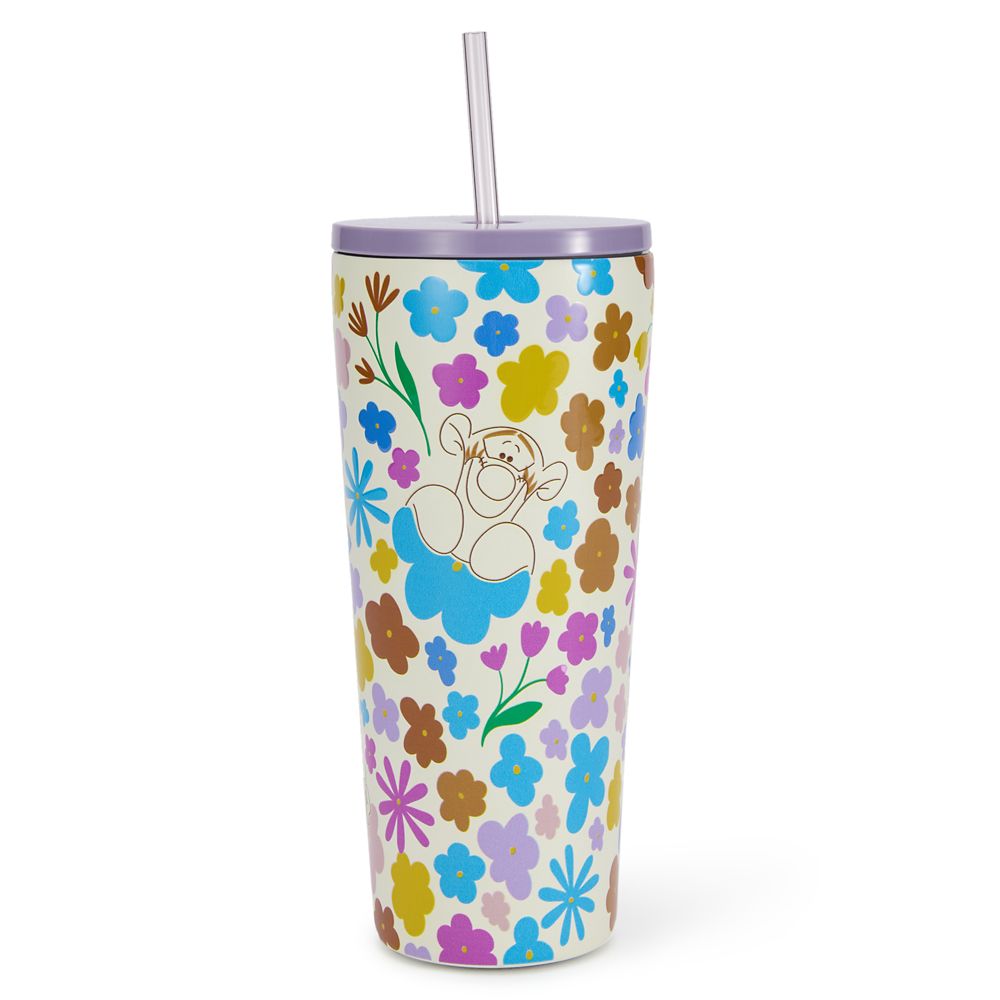 Winnie the Pooh and Pals 22 oz. Stainless Steel Tumbler with Straw