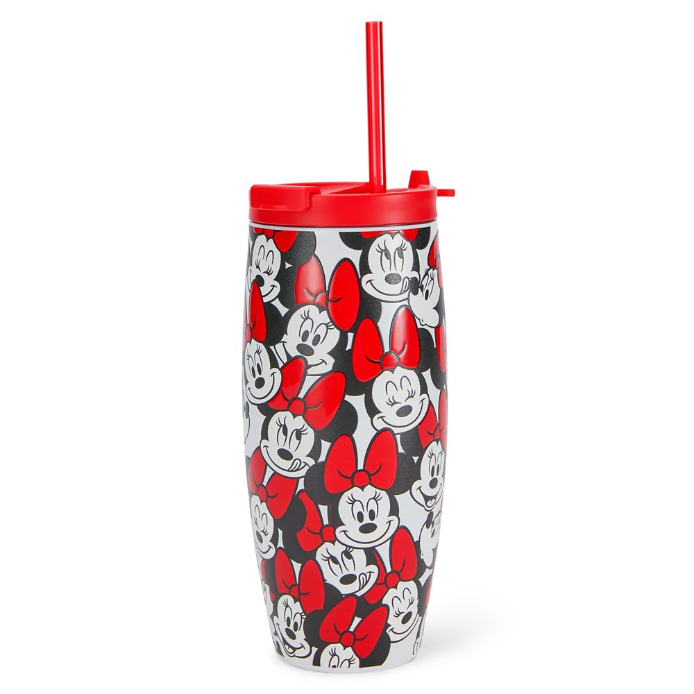 Minnie Mouse Stainless Steel Tumbler with Straw