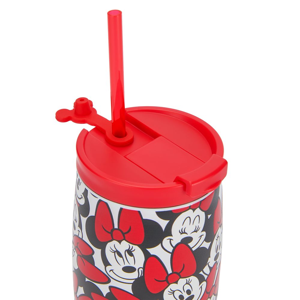Minnie Mouse 20 oz. Stainless Steel Tumbler with Straw