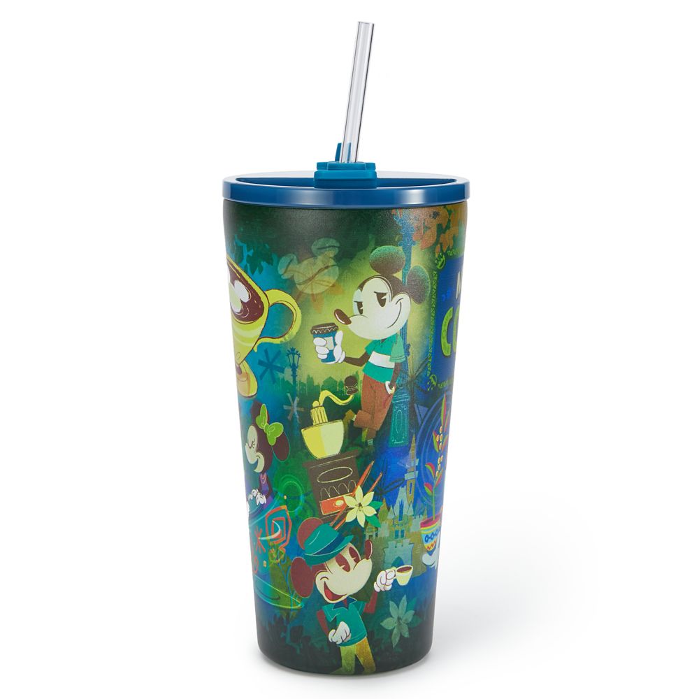 Mickey Mouse 18 oz. Stainless Steel Tumbler with Straw