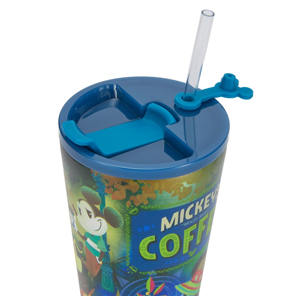 Mickey Mouse 18 oz. Stainless Steel Tumbler with Straw