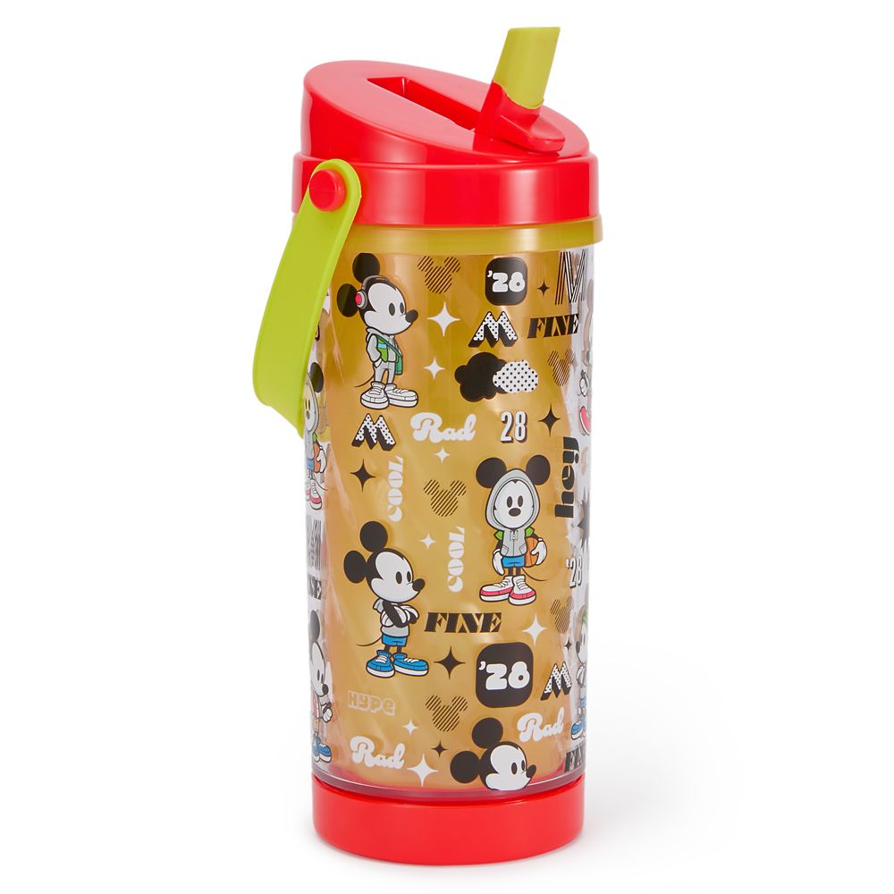 Mickey Mouse 10 oz. Color-Changing Water Bottle with Built-In Straw and Handle