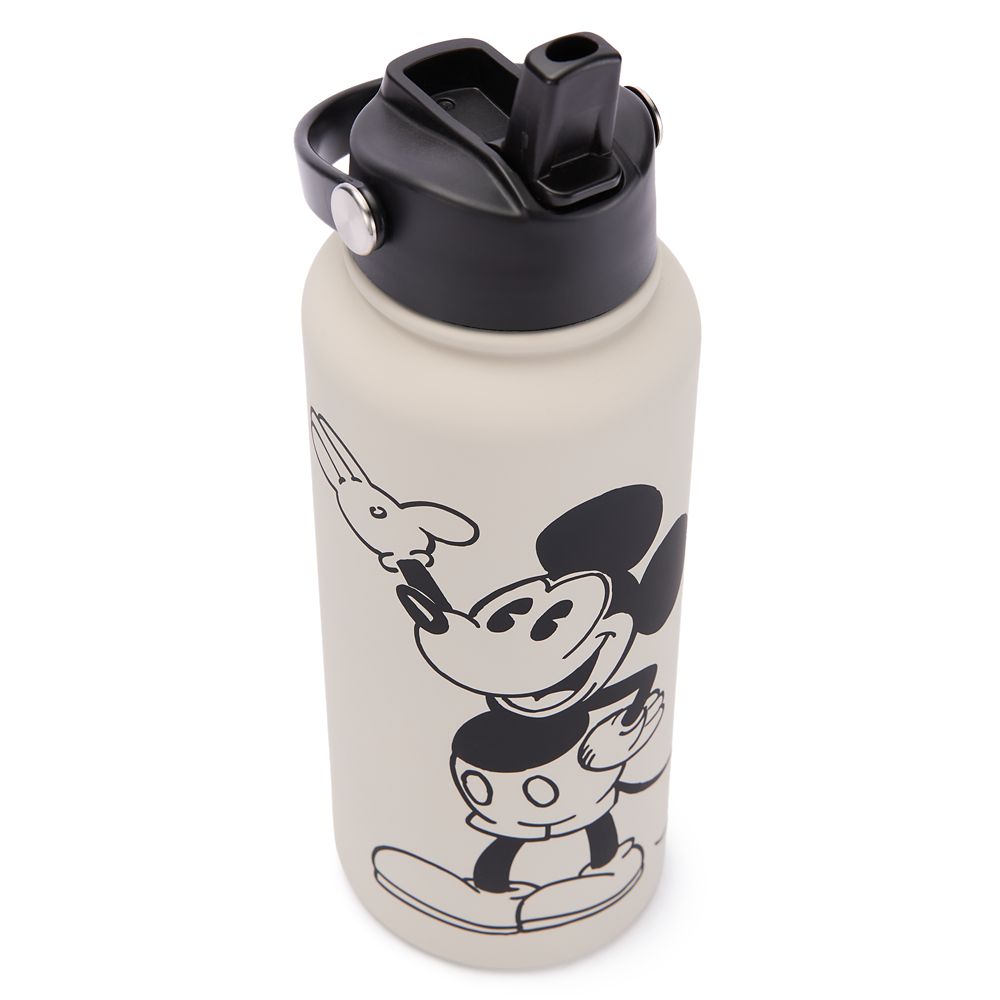 Mickey Mouse 32 oz. Stainless Steel Water Bottle with Built-In Straw