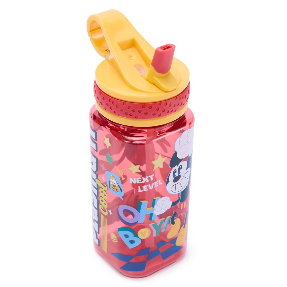 Mickey Mouse and Friends 16 oz. Water Bottle with Built-In Straw