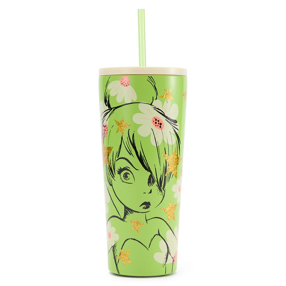 Tinker Bell 20 oz. Stainless Steel Tumbler with Straw &ndash; Peter Pan