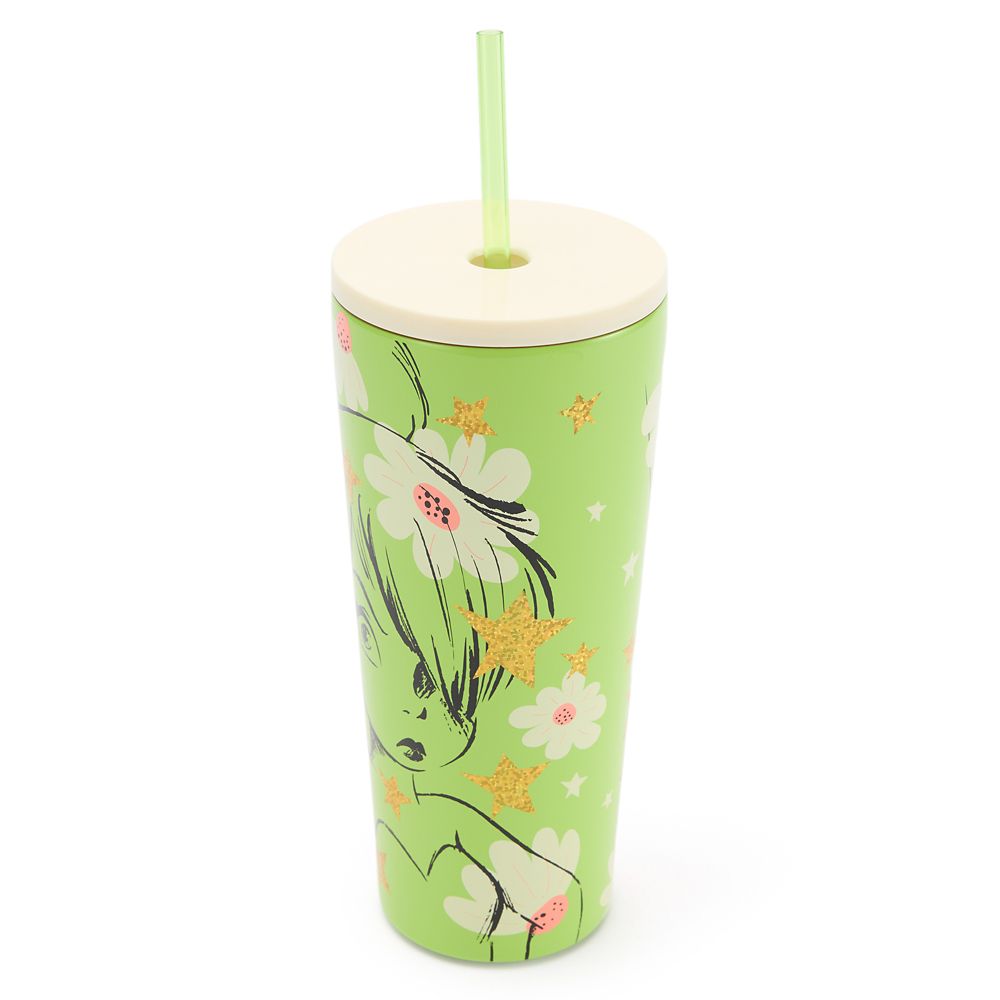 Tinker Bell 20 oz. Stainless Steel Tumbler with Straw &ndash; Peter Pan