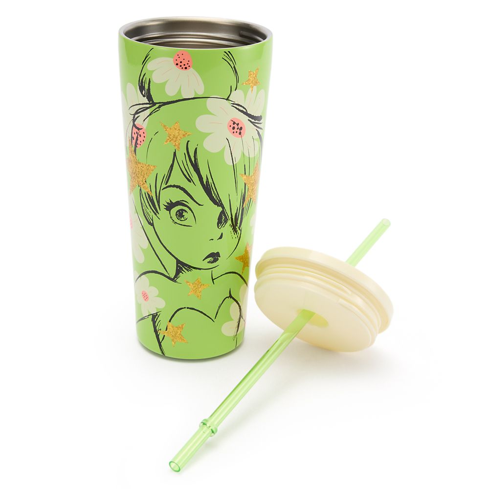 Tinker Bell 20 oz. Stainless Steel Tumbler with Straw &ndash; Peter Pan