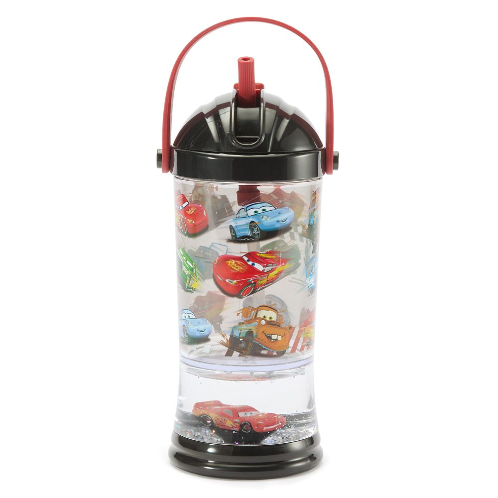 Cars Snow Globe Water Bottle for Kids