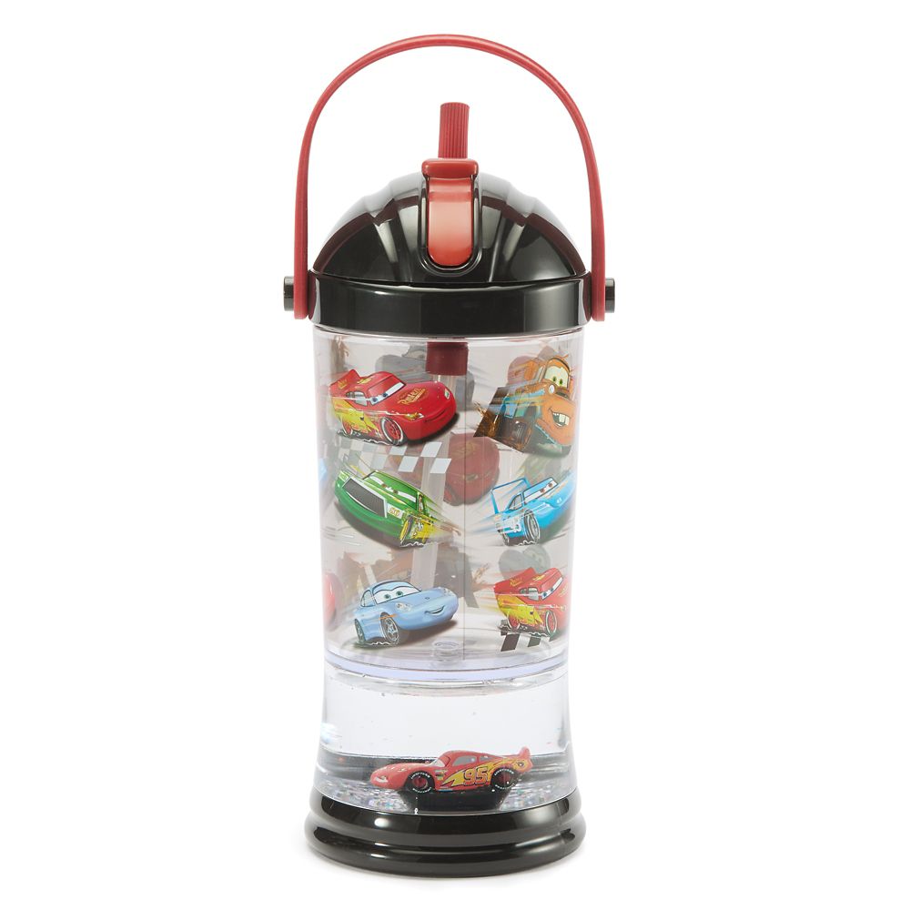 Cars Snow Globe Water Bottle for Kids