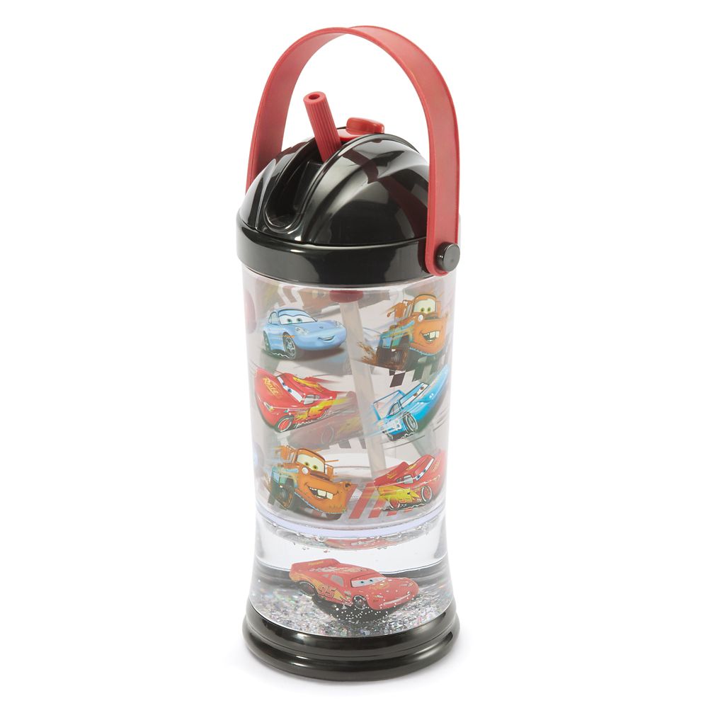 Cars Snow Globe Water Bottle for Kids