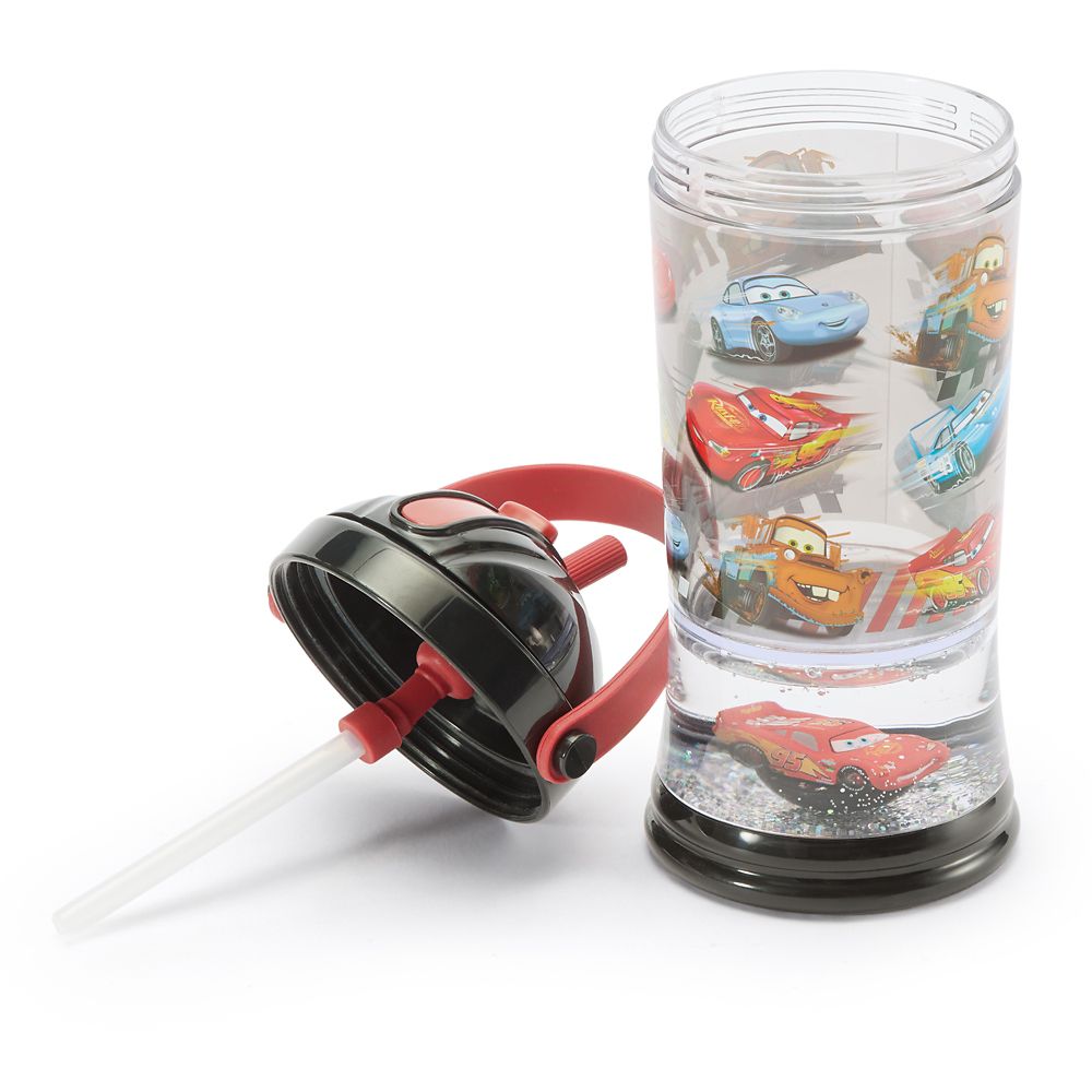 Cars Snow Globe Water Bottle for Kids