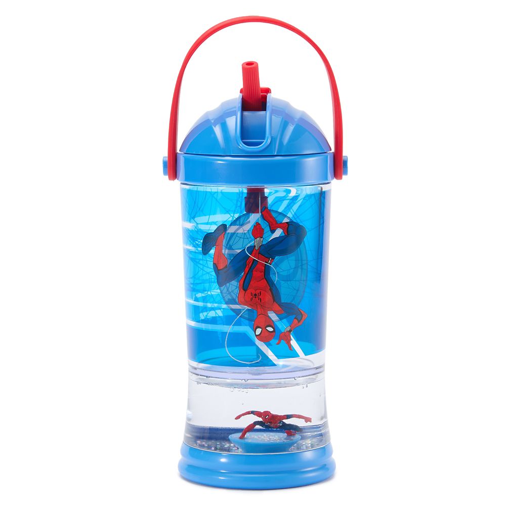 Spider-Man Snow Globe Water Bottle for Kids
