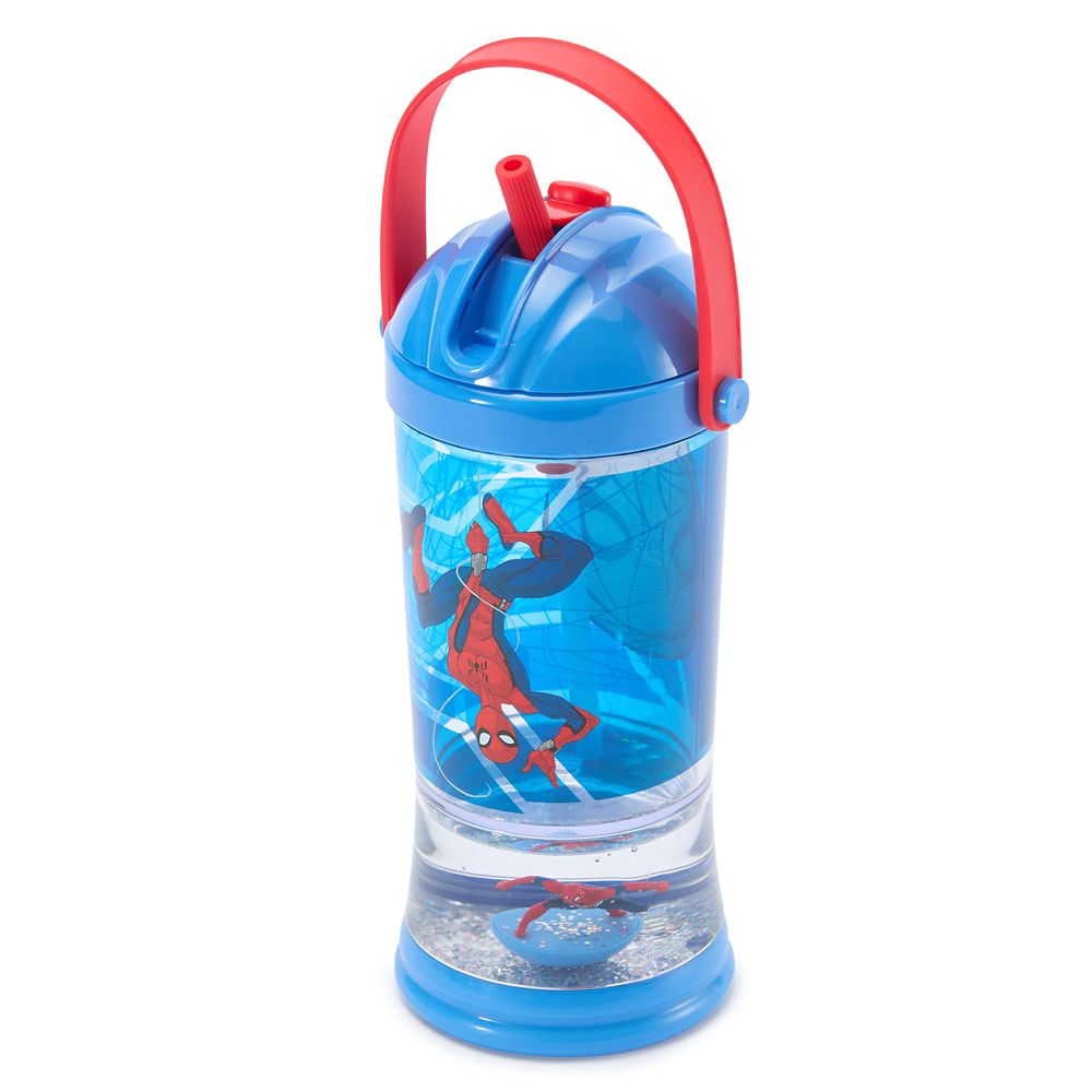 Spider-Man Snow Globe Water Bottle for Kids