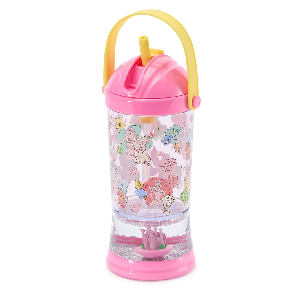 Disney Princess Snow Globe Water Bottle for Kids