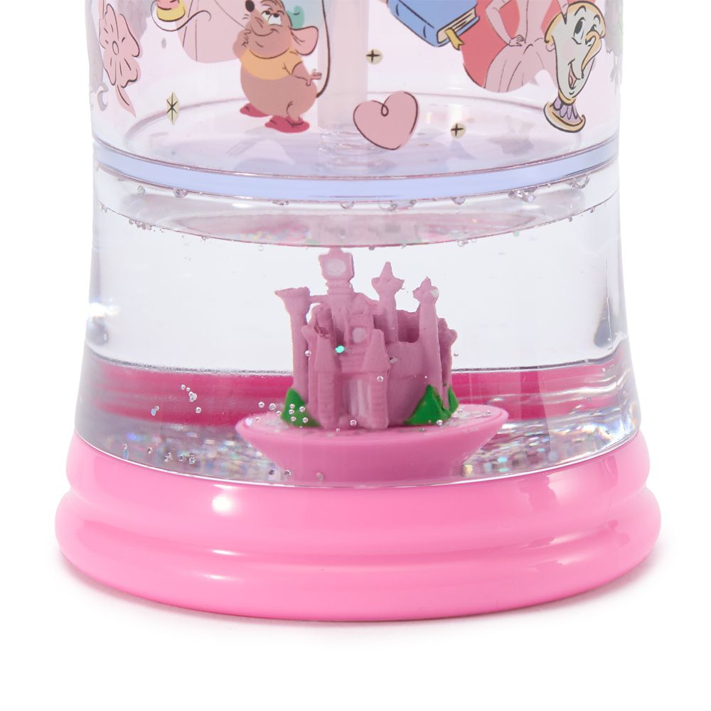 Disney Princess Snow Globe Water Bottle for Kids