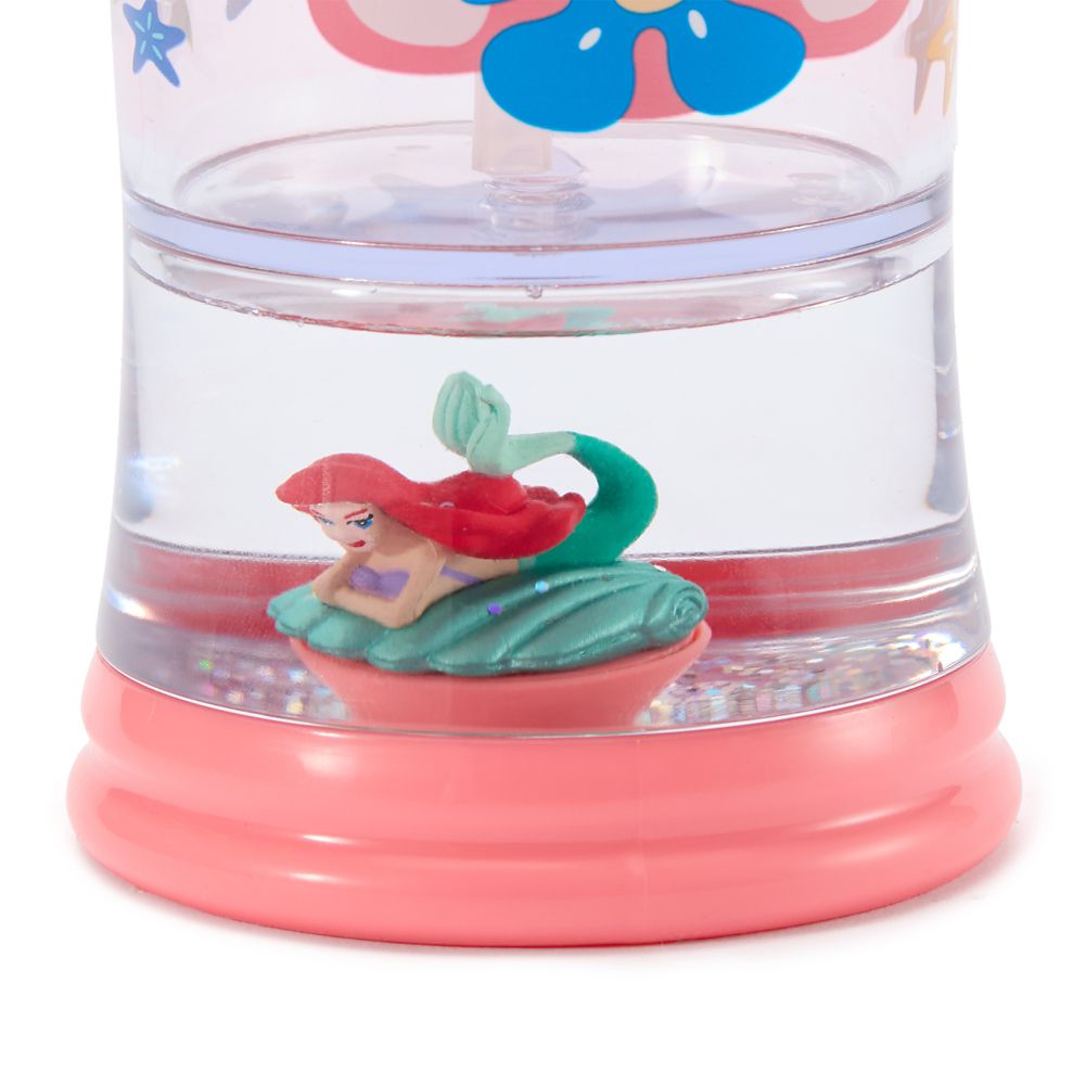 Ariel Snow Globe Water Bottle for Kids &ndash; The Little Mermaid