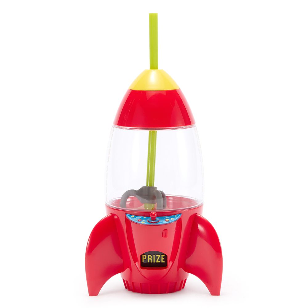 Pizza Planet Space Crane 22 oz. Water Bottle with Straw &ndash; Toy Story