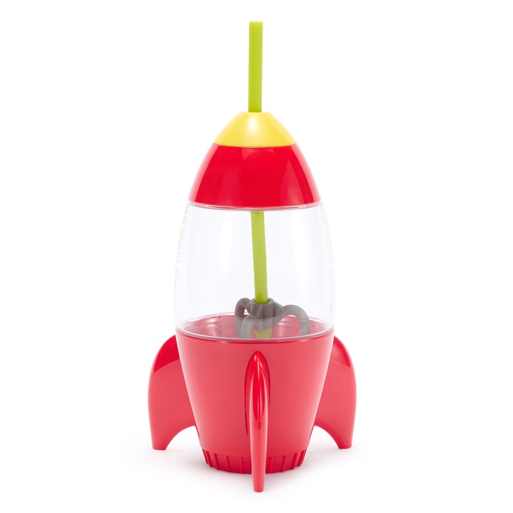 Pizza Planet Space Crane 22 oz. Water Bottle with Straw &ndash; Toy Story