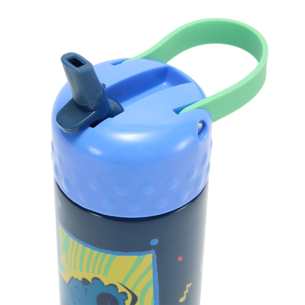 Stitch 16 oz. Stainless Steel Water Bottle with Built-In Straw &ndash; Lilo & Stitch
