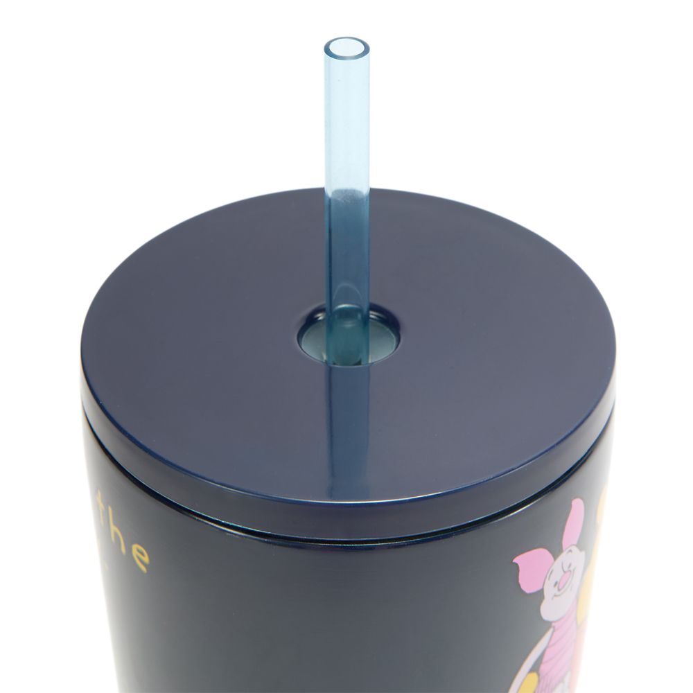 Winnie the Pooh and Pals 22 oz. Stainless Steel Travel Tumbler with Straw