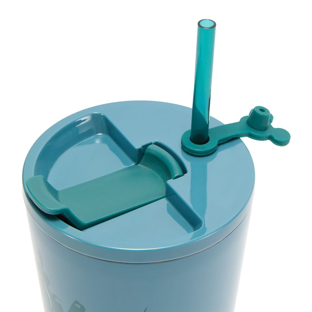 Stitch Stainless Steel Water Bottle with Straw &ndash; Lilo & Stitch