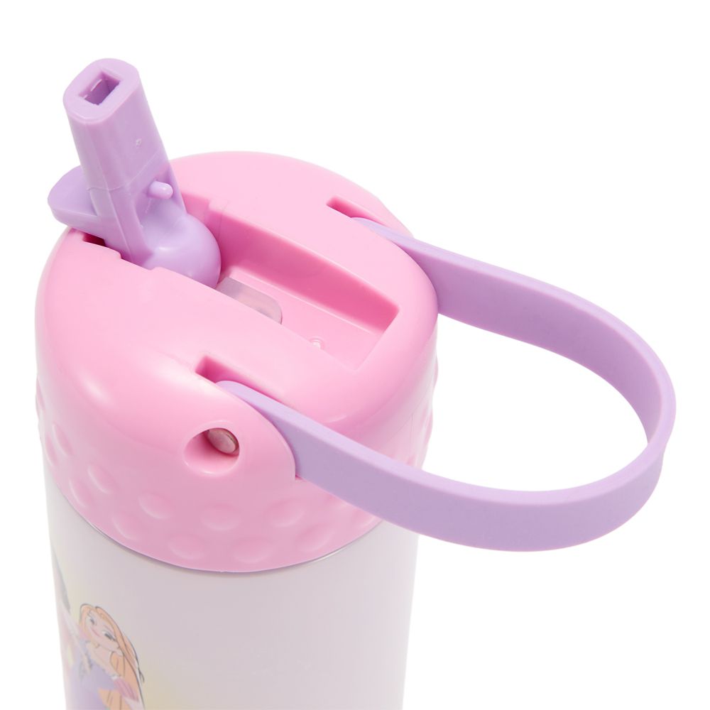 Disney Princess 16 oz. Stainless Steel Water Bottle with Built-In Straw