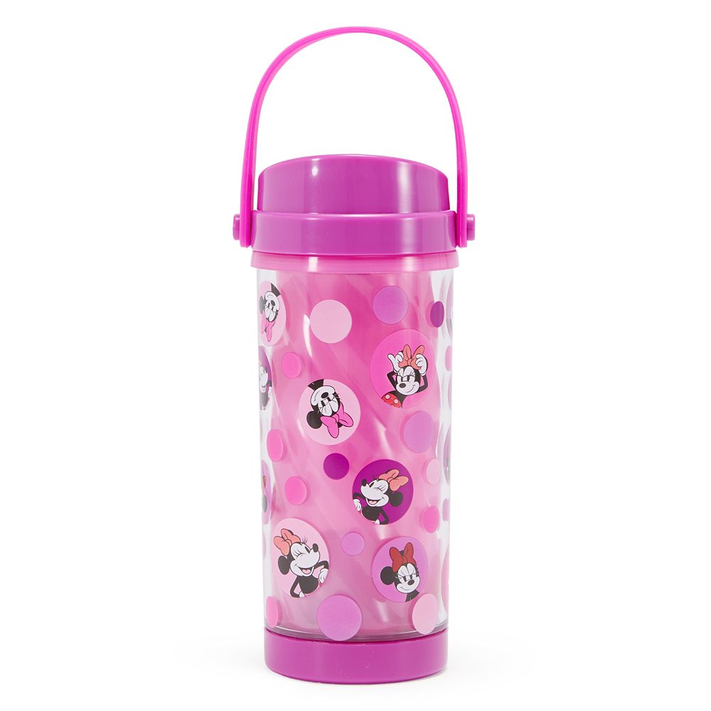 Minnie Mouse Water Bottle with Built-In Straw