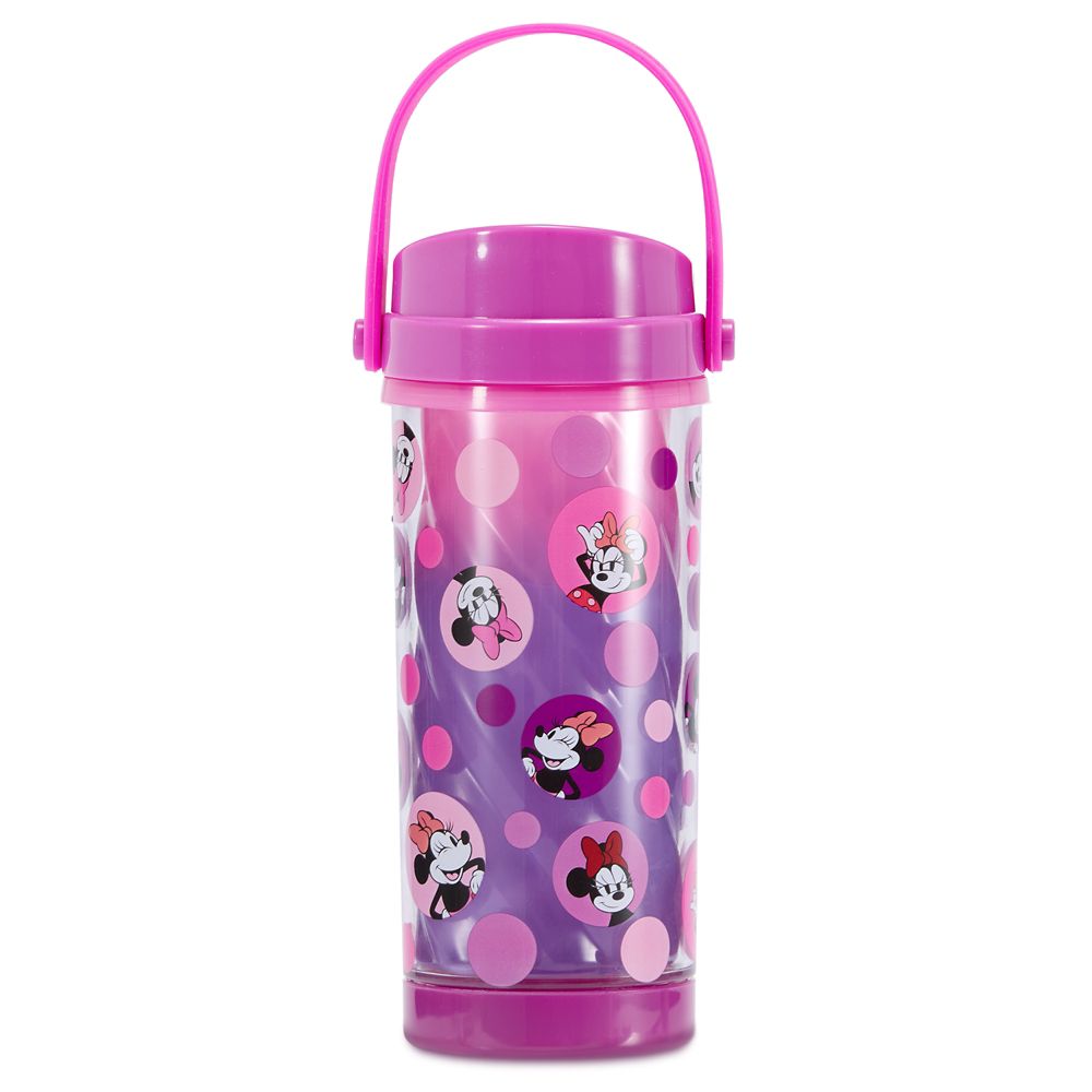 Minnie Mouse Water Bottle with Built-In Straw
