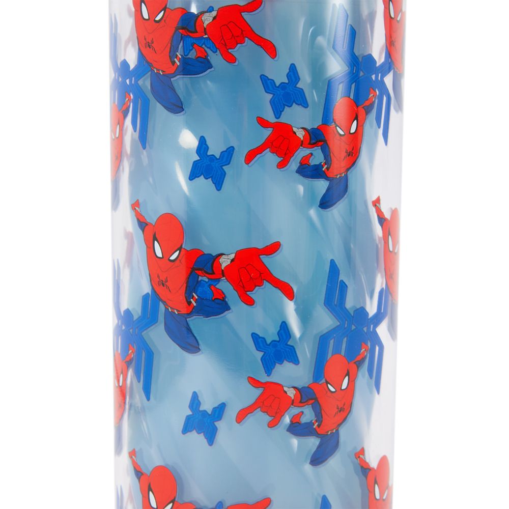 Spider-Man Water Bottle with Built-In Straw