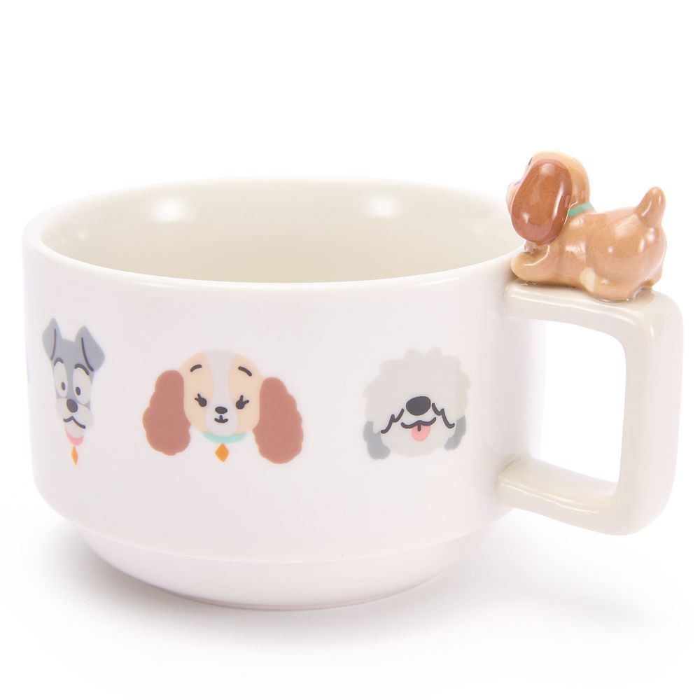 Disney Dogs Soup Mug and Wooden Spoon Set