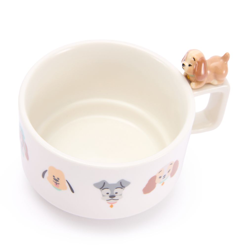 Disney Dogs Soup Mug and Wooden Spoon Set