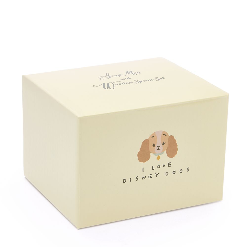 Disney Dogs Soup Mug and Wooden Spoon Set