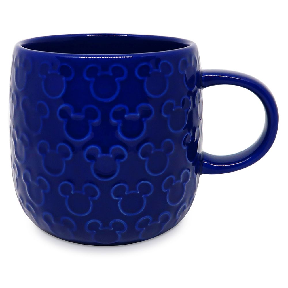 Mickey Mouse Raised Icon Mug Cobalt Official shopDisney