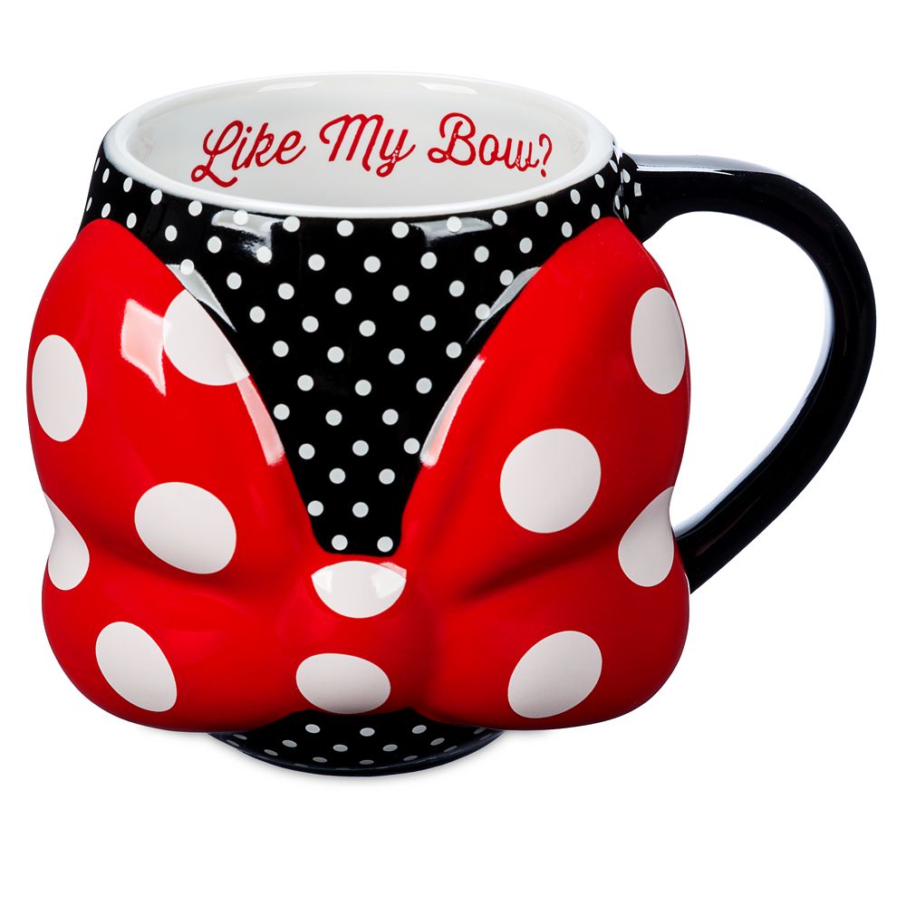 Minnie Mouse Bow Sculpted Mug Official shopDisney