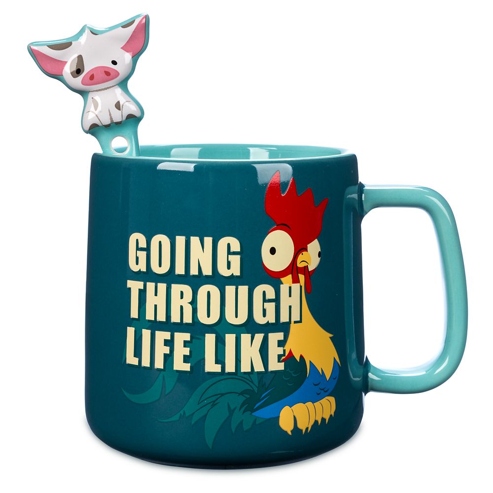 Heihei and Pua Mug with Spoon Set - Moana