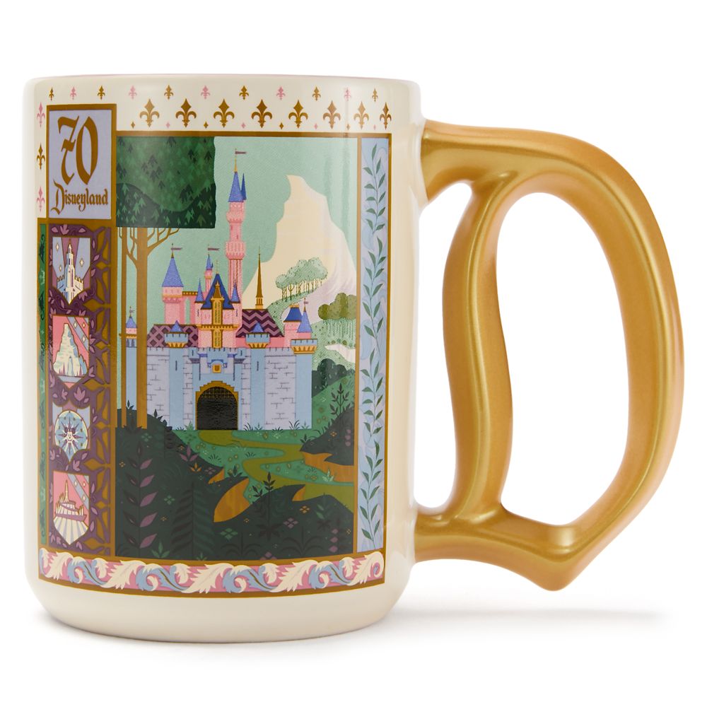 Sleeping Beauty Castle Mug - Disneyland 70th Anniversary