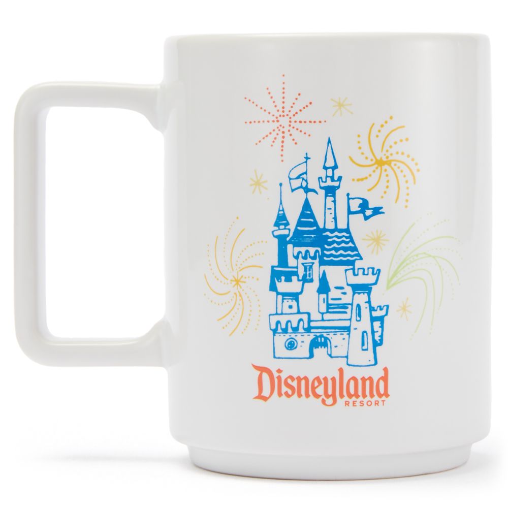 Tinker Bell and Sleeping Beauty Castle Mug - Disneyland 70th Anniversary