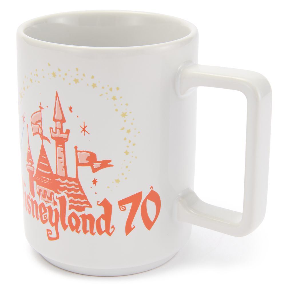 Tinker Bell and Sleeping Beauty Castle Mug - Disneyland 70th Anniversary
