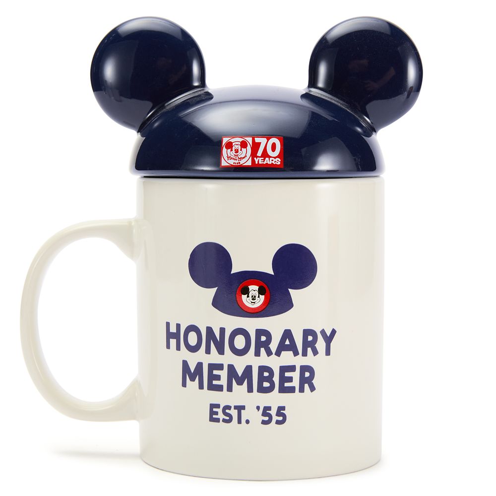 The Mickey Mouse Club 70th Anniversary Mug with Ear Hat Lid