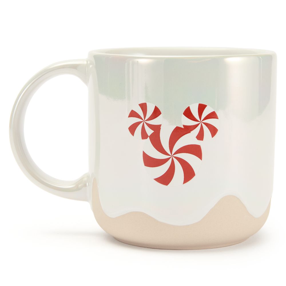 Mickey Mouse Icon ''Home'' Peppermint Swirl Mug - Disney Holiday Haven