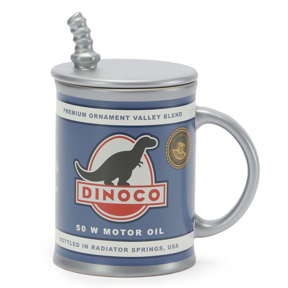 Dinoco Motor Oil Mug with Lid &ndash; Cars