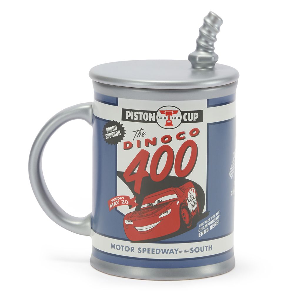 Dinoco Motor Oil Mug with Lid &ndash; Cars