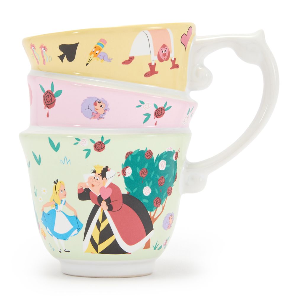 Alice in Wonderland Stacked Teacups Mug