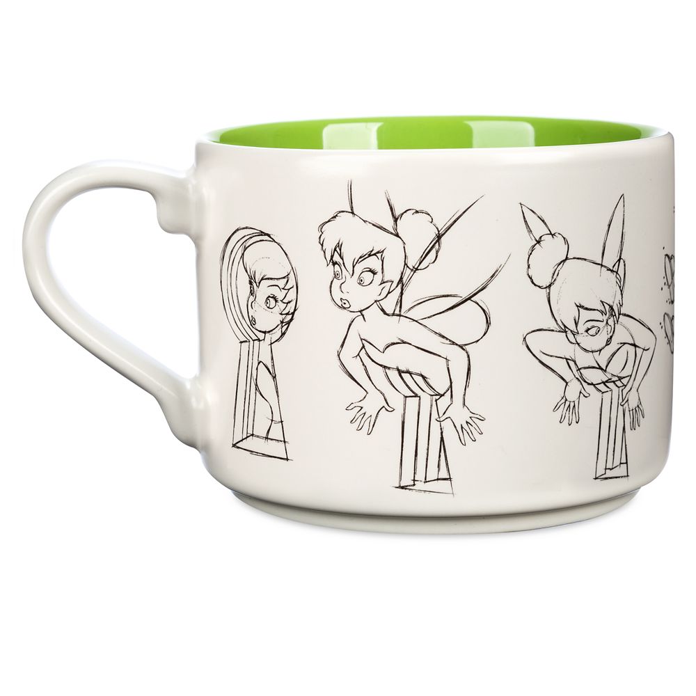 Tinker Bell Animation Sketch Mug Peter Pan Official shopDisney