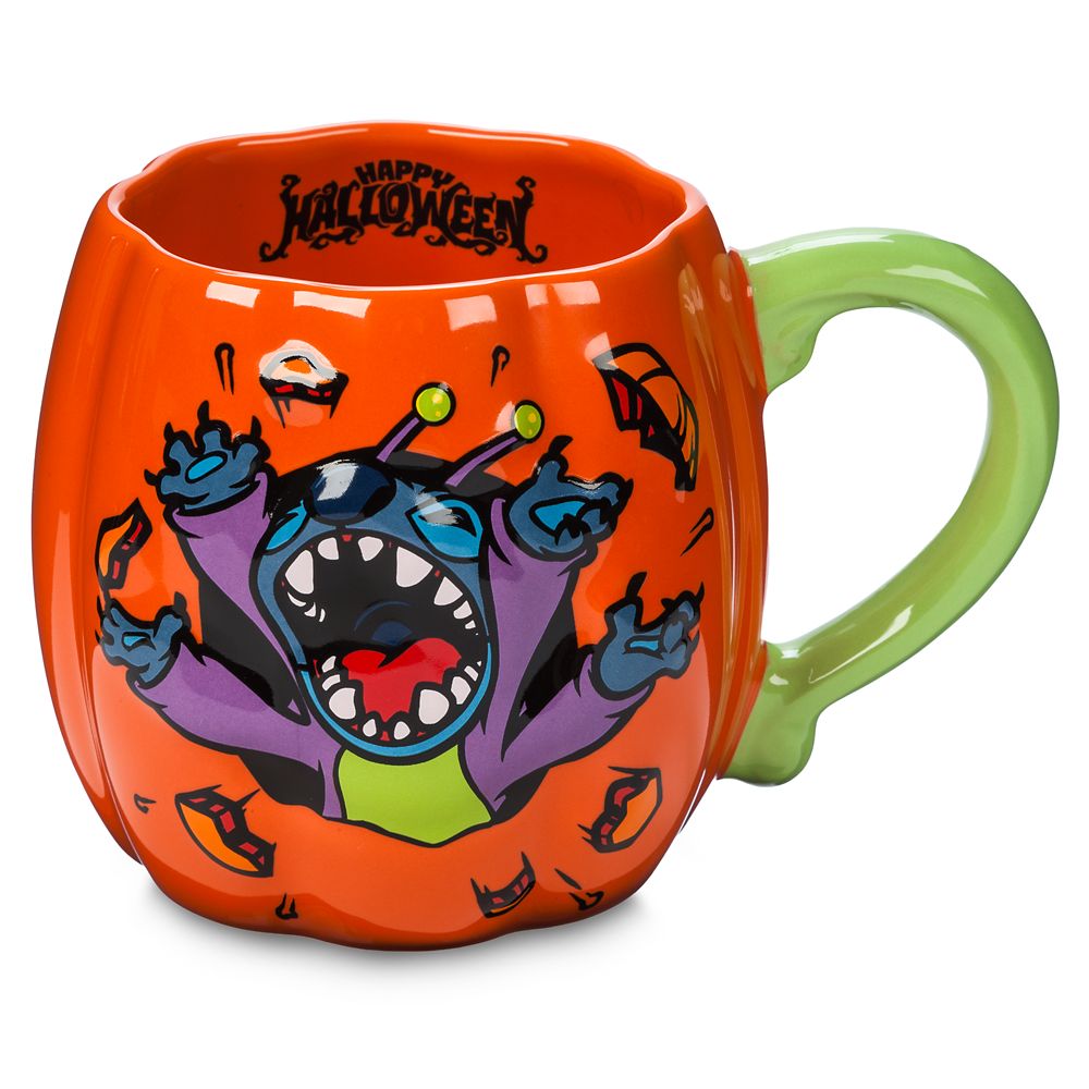 Stitch Pumpkin Halloween Mug