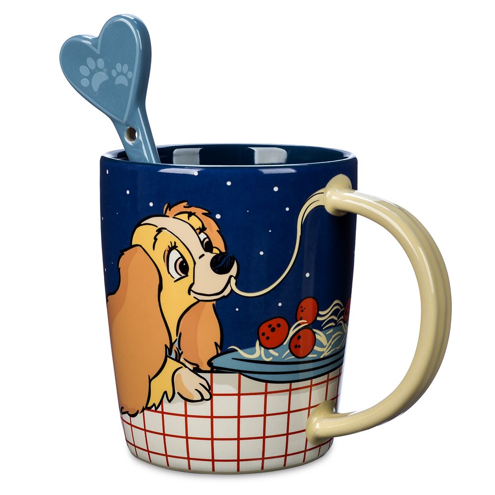 Lady and the Tramp Mug with Spoon Set - 70th Anniversary